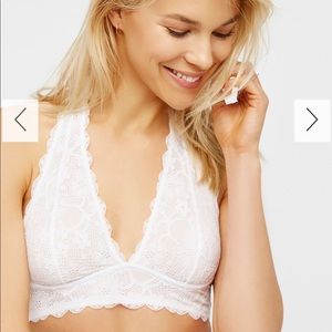+ FREE PEOPLE +  Galloon Lace Halter Bra